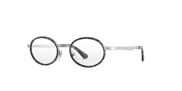 Persol PO2452V Eyeglasses, 518 SILVER/TORTOISE GREY (SILVER)