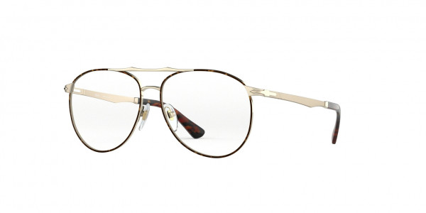 Persol PO2453V Eyeglasses, 1075 GOLD/HAVANA (HAVANA)