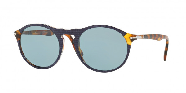 Persol PO3204SM Sunglasses, 10903R P.GALLES BLUE (BLUE)