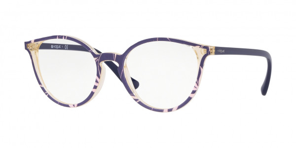 Vogue VO5254 Eyeglasses, 2696 TOP BLUE/PINK/YELLOW (BLUE)