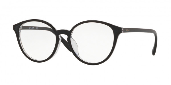 Vogue VO5254F Eyeglasses, W827 TOP BLACK/TRANSPARENT (BLACK)