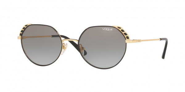Vogue VO4133S Sunglasses, 280/11 TOP GOLD/BLACK GREY GRADIENT (TOP GOLD/BLACK)