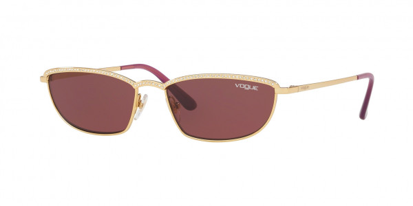 Vogue VO4139SB TAURA Sunglasses, 280/69 GOLD (GOLD)