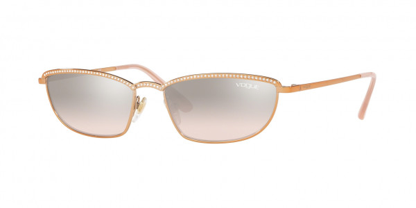 Vogue VO4139SB TAURA Sunglasses, 50758Z ROSE GOLD (PINK)