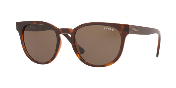 Vogue VO5271S Sunglasses, 238673 TOP HAVANA/ BROWN TRANSPARENT (BROWN)