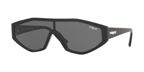 Vogue VO5284S HIGHLINE Sunglasses, W44/87 BLACK (BLACK)