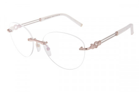Charriol PC71008 Eyeglasses, C3 ROSEGOLD/PEARL