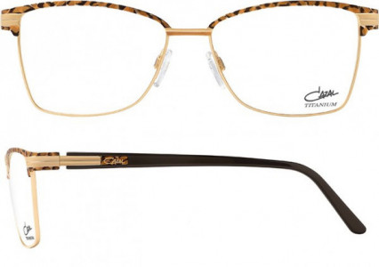 Cazal CAZAL 1235 Eyeglasses, 002 Brown-Leopard