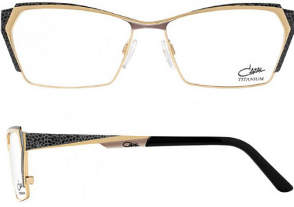 Cazal CAZAL 4261 Eyeglasses, 001 Black-Gold