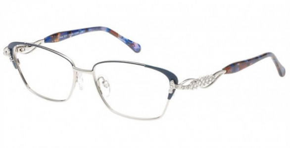 Diva DIVA 5513 Eyeglasses, 933 Navy-Silver