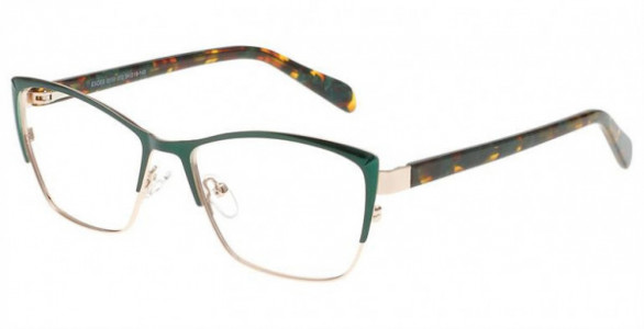 Exces EXCES 3156 Eyeglasses, 372 Green-Gold