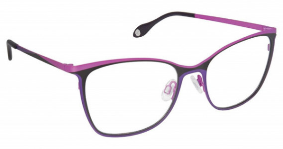 Fysh UK FYSH 3631 Eyeglasses, (M207) FUCHSIA BLACK PURPLE