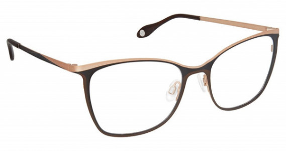 Fysh UK FYSH 3631 Eyeglasses, (M202) GOLD BLACK BROWN