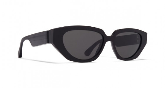 Mykita MMRAW015 Sunglasses, RAW BLACK - LENS: DARK GREY SOLID
