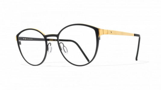 Blackfin Arch Cape Black Edition Eyeglasses, Black & Gold - C905