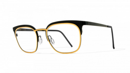 Blackfin Marrowstone Black Edition Eyeglasses, Black & Gold - C900