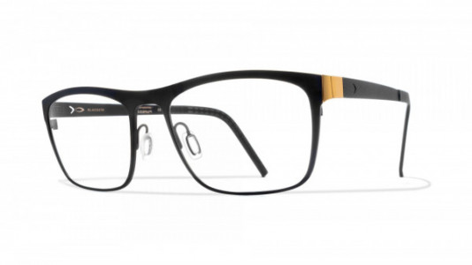 Blackfin Norwood Black Edition Eyeglasses, Black & Yellow Gold - C898