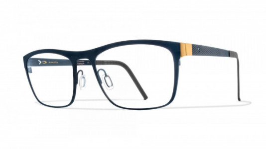 Blackfin Norwood Black Edition Eyeglasses, Blue & Yellow Gold - C897