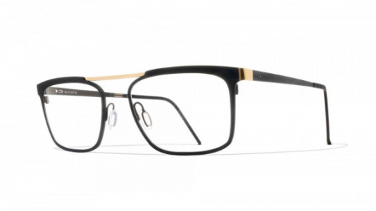 Blackfin Rockport Black Edition Eyeglasses, Black & Yellow Gold - C960