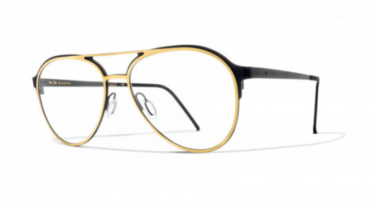 Blackfin Sandbridge Black Edition Eyeglasses, Black & Yellow Gold - C900