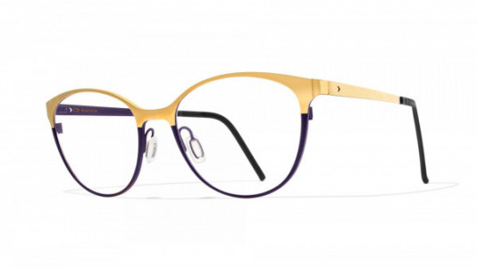Blackfin Windsor Black Edition Eyeglasses, Plum & Gold - C902