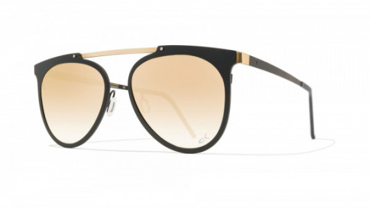 Blackfin Laguna Beach Black Edition Sunglasses, Black & Yellow Gold - C966