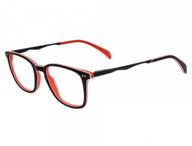 NRG N240 Eyeglasses, C-3 Black/ Red