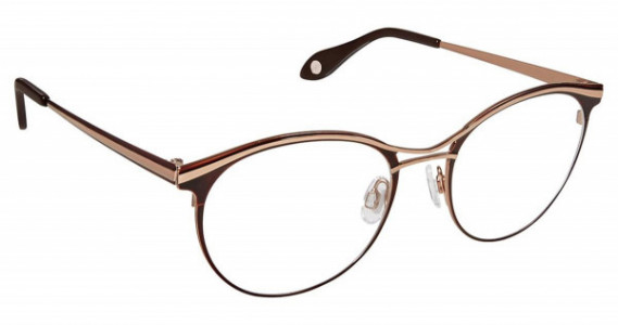 Fysh UK FYSH 3630 Eyeglasses, (S202) BROWN ROSE GOLD