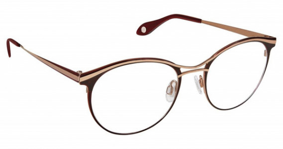 Fysh UK FYSH 3630 Eyeglasses, (S206) BURGUNDY ROSE GOLD