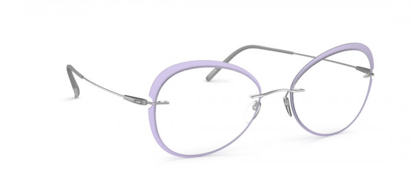 Silhouette Dynamics Colorwave Highlight. Accent Rings if Eyeglasses, 7200 Rhodium / Waterlily