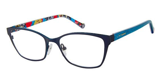 Betsey Johnson TWINKLE Eyeglasses, BLUE