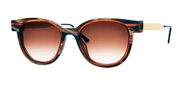 Thierry Lasry SHORTY Sunglasses, Brown Horn