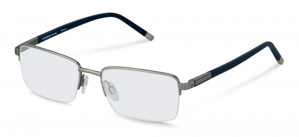Rodenstock R7039 Eyeglasses, B silver, dark blue