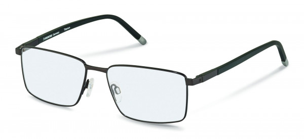 Rodenstock R7047 Eyeglasses, A dark gunmetal, black