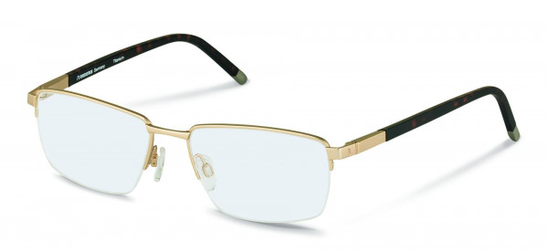 Rodenstock R7049 Eyeglasses, A gold, havana