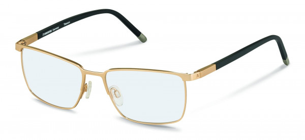 Rodenstock R7050 Eyeglasses, A gold, black