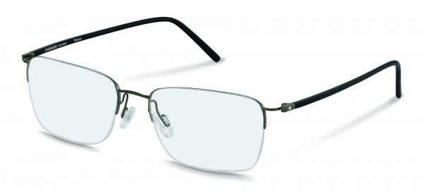 Rodenstock R7051 Eyeglasses, A dark grey, black