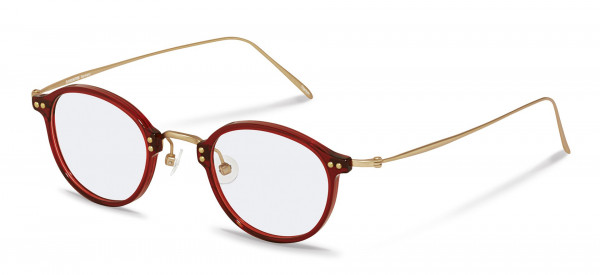 Rodenstock R7059 Eyeglasses, E dark red, gold