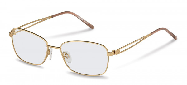 Rodenstock R7063 Eyeglasses, D gold, brown