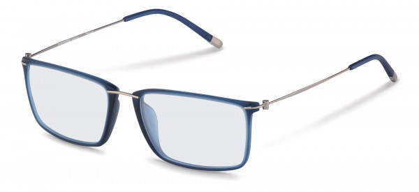 Rodenstock R7064 Eyeglasses, B dark blue transparent