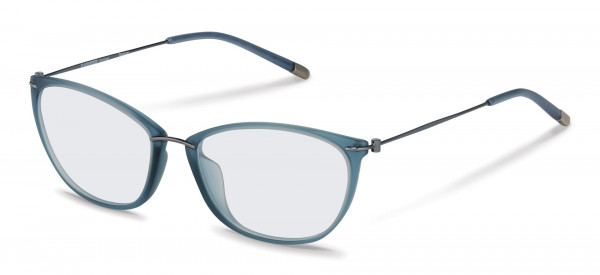 Rodenstock R7066 Eyeglasses, B blue, light gunmetal