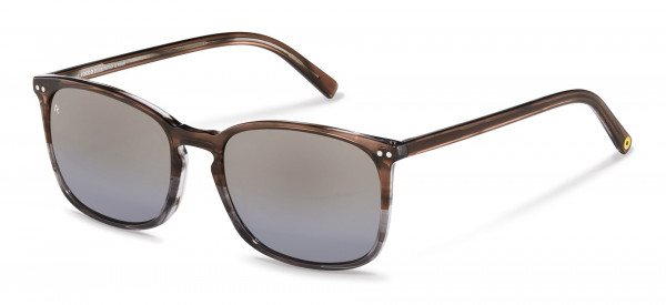 Rodenstock RR335 Sunglasses, D brown layered (silver gradient mirrored)