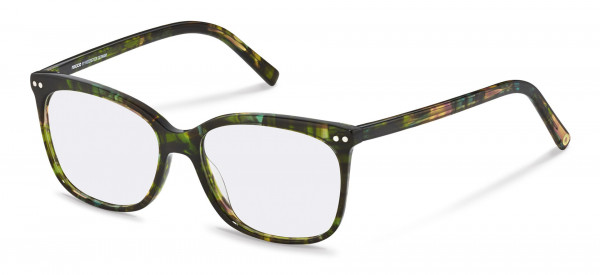 Rodenstock RR452 Eyeglasses, C green structured