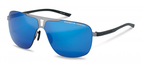 Porsche Design P8655 Sunglasses, D grey (blue, silver mirrored)