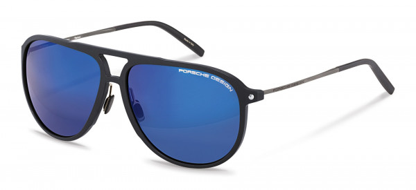 Porsche Design P8662 Sunglasses, D grey (strong dark blue mirrored)