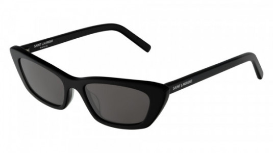 Saint Laurent SL 277 Sunglasses, 001 - BLACK with GREY lenses