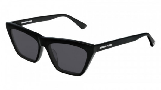 McQ MQ0192S Sunglasses, 001 - BLACK with SMOKE lenses
