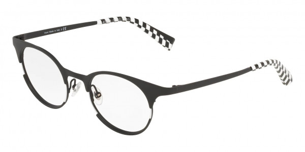Alain Mikli A02034 ROUSSE Eyeglasses, 006 BLACK/WHITE (BLACK)