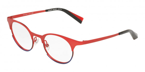 Alain Mikli A02034 ROUSSE Eyeglasses, 007 RED/BLACK/BLUE (RED)