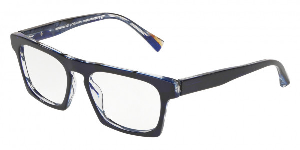 Alain Mikli A03099 N°861 Eyeglasses, 005 DENIM BLUE WAVES (BLACK)